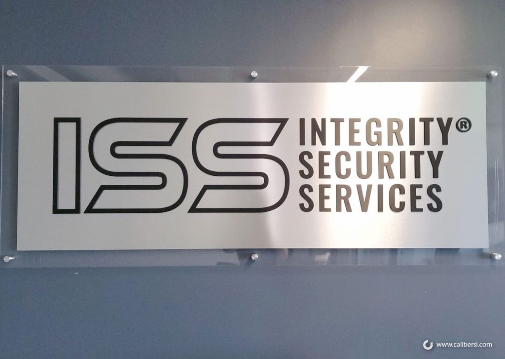 Acrylic Panel Lobby Signs with 3D Lettering in Irvine CA