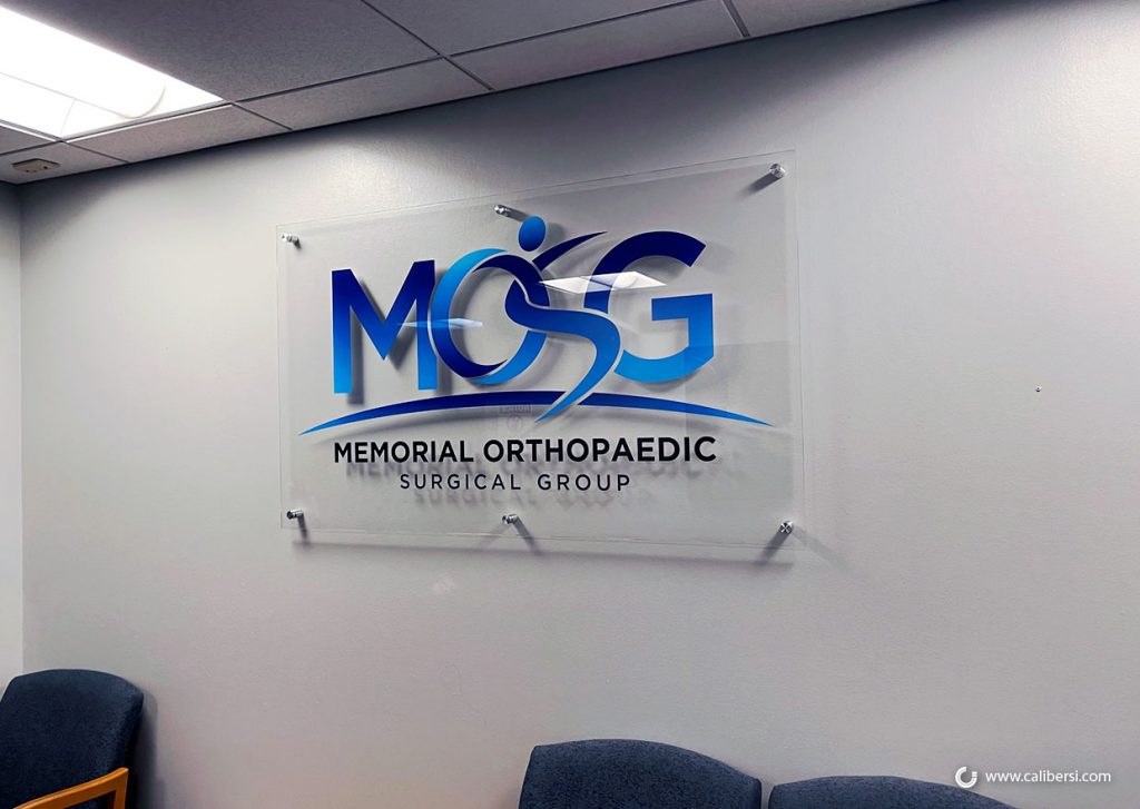 Medical Office Logo Wall Signs in Long Beach CA