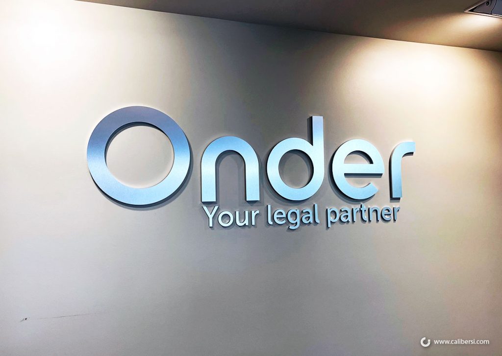 Law Firm Lobby Signs in Costa Mesa CA
