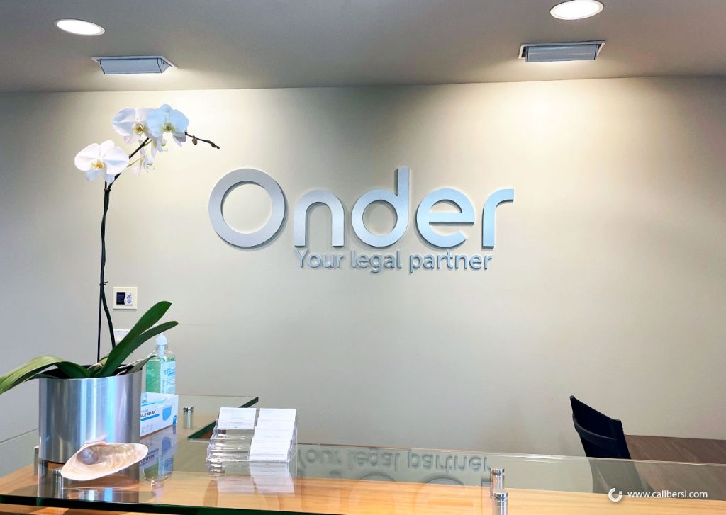 Law Firm Lobby Signs in Orange County CA